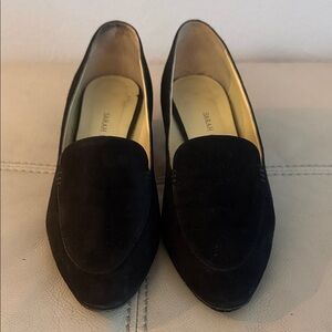 Sara Flint Black Suede Women's Loafers